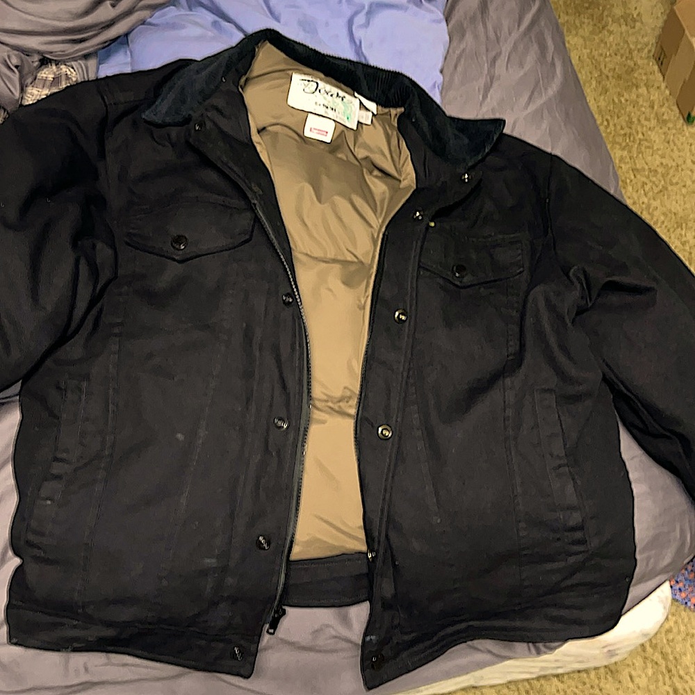 2022 Supreme/schott canvas down trucker jacket